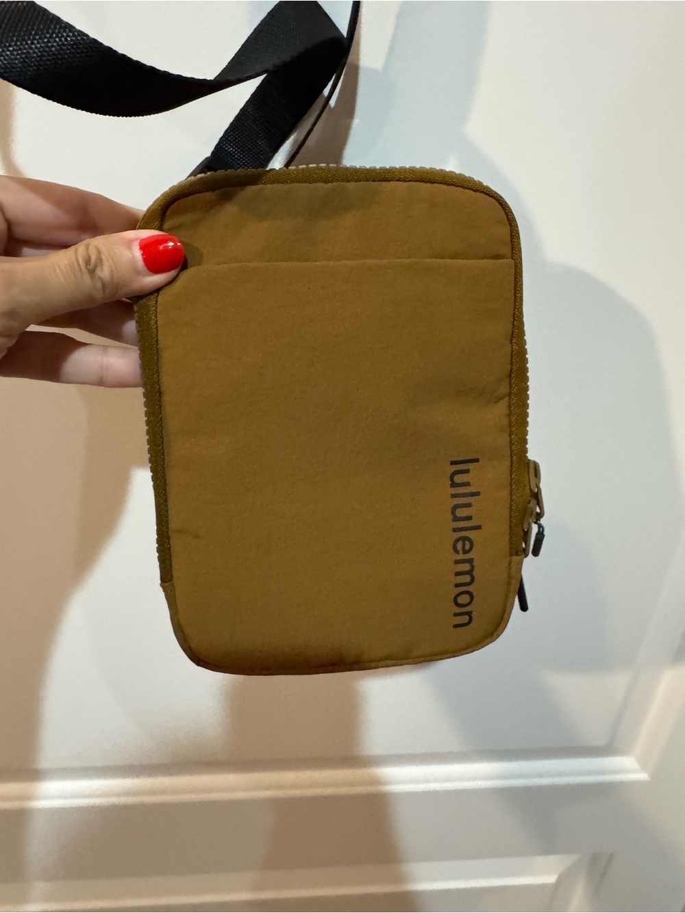 lululemon athletica Compact Crossbody Pouch in Brown/Tan